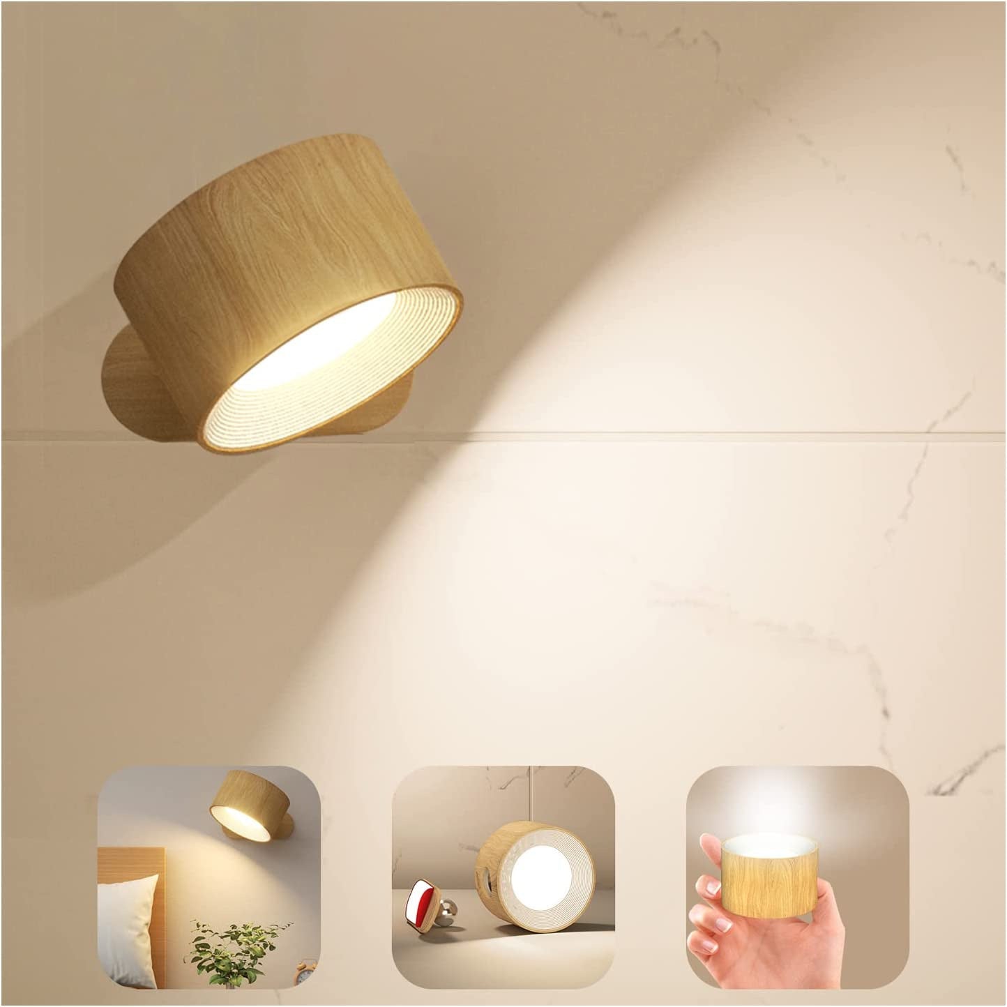 Rechargeable Touch Magnetic Wall Lamp